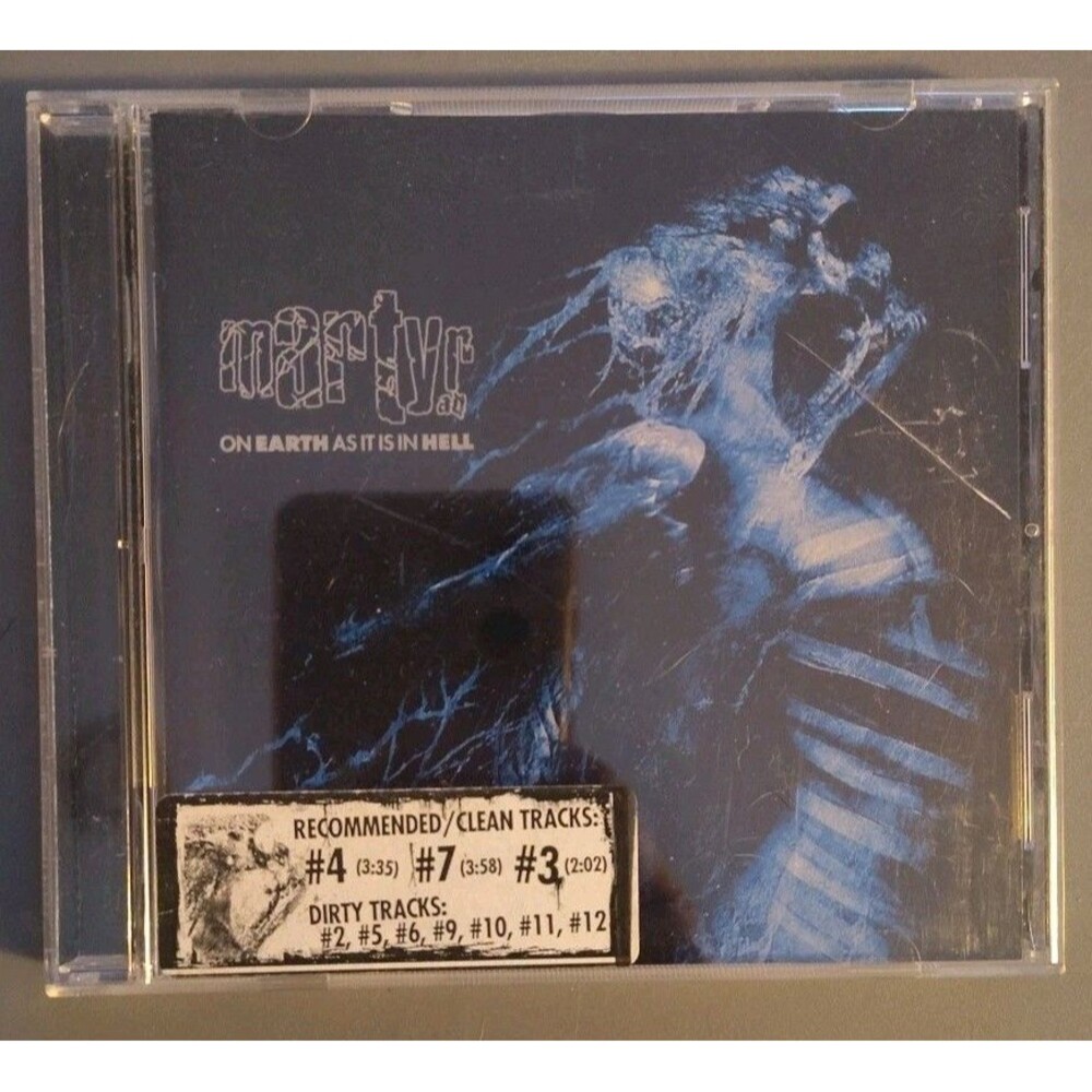 MARTYR AD On Earth As It Is In Hell CD Radio Promo Advance Victory Records RARE